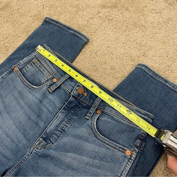 Madewell Stovepipe Jeans in Dearham Wash size 26 NC348 Holiday 2021 - Picture 10 of 15